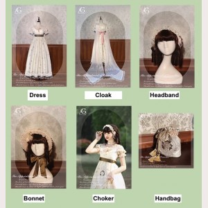 Camellia Rendezvous Classic Lolita Matching Accessories by Alice Girl (AGL89A)